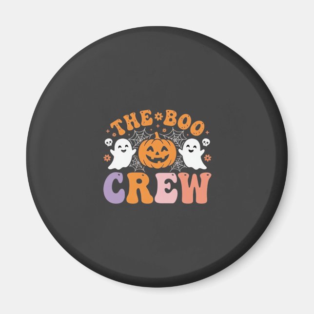 Aimant Équipe de fantômes de Halloween Citrouille Design_ (Devant)