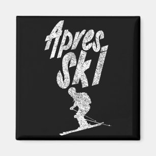 Aimant Équipe de fête Après Ski Crew Skiing Bière Skieur