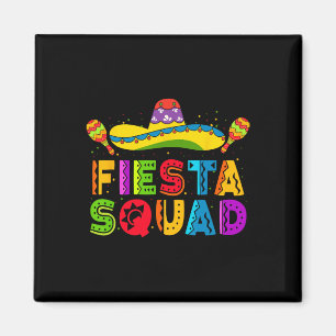 Aimant Équipe de fête Cinco De Mayo Fête Famille Tenu M
