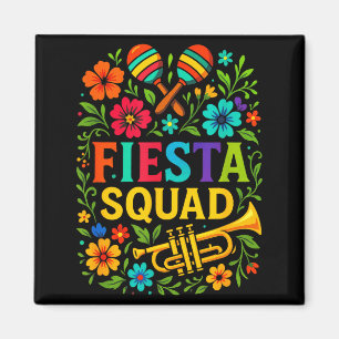 Aimant Équipe de fête - Soirée Cinco De Mayo à la mexicai