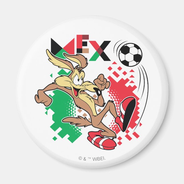 Aimant Équipe de football du Mexique Graphique WILE E. CO (Devant)