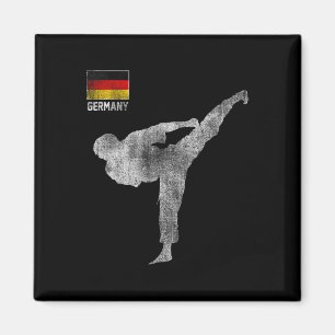 Aimant Équipe de karaté arts martiaux Mma coup d'Allemagn