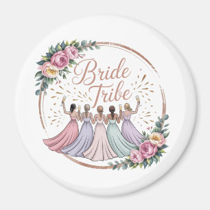 Aimant Équipe de la Mariée Nom Personnalisé Enterrement d