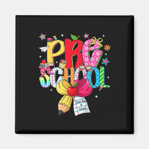Aimant Équipe de rêve de la maternelle chic rentrée scola
