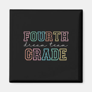 Aimant Équipe de rêve de quatrième année 4e jour de rentr
