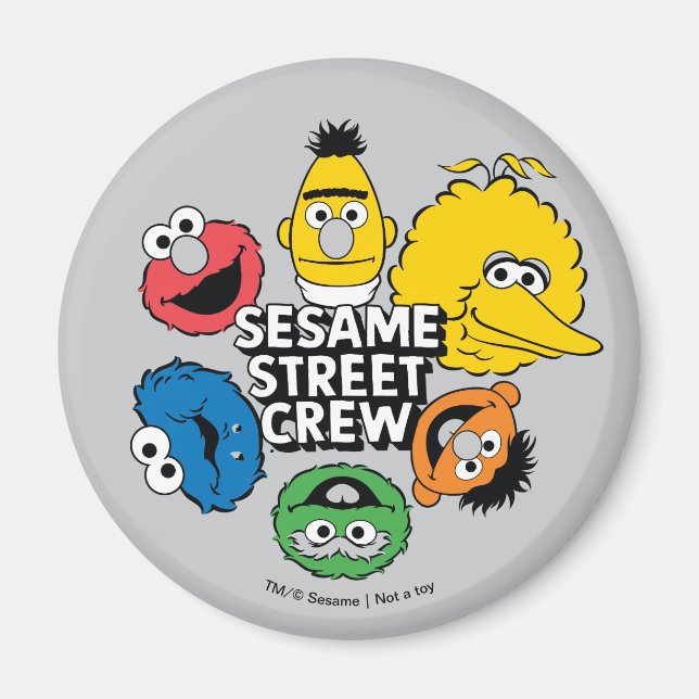 Aimant Équipe de Sesame Street (Devant)