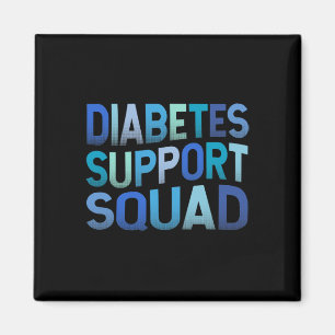 Aimant Équipe de soutien au diabète T1d Type 1 Guerrier d