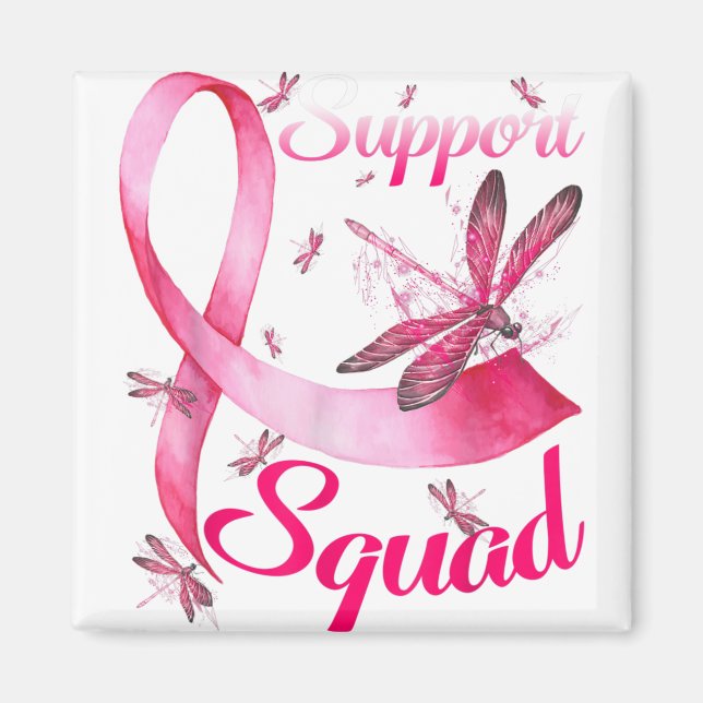 Aimant Équipe de soutien des guerriers Dragonfly sensibil (Devant)