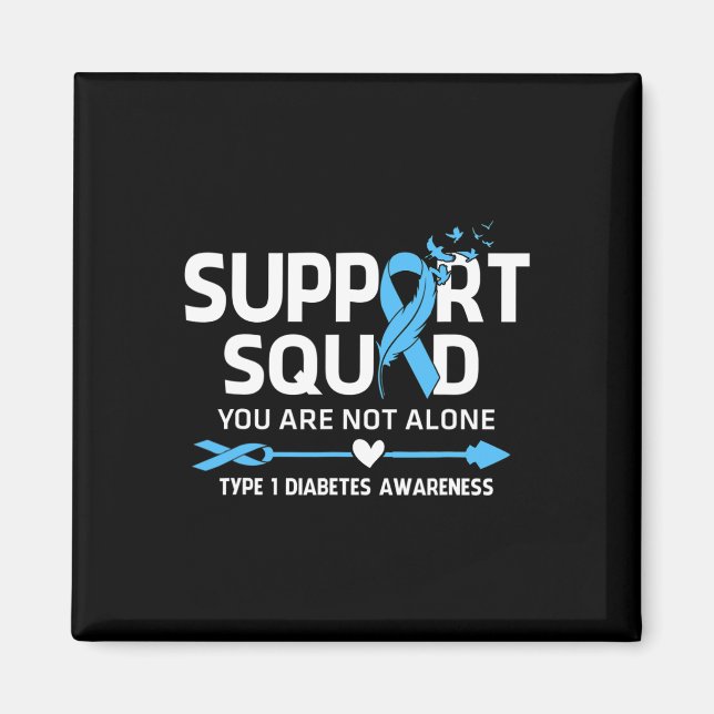 Aimant Équipe de soutien des guerriers Sensibilisation au (Devant)