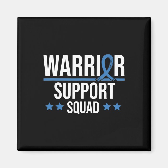 Aimant Équipe de soutien des guerriers Sensibilisation au (Devant)