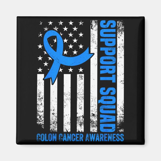 Aimant Équipe de soutien drapeau américain États-Unis can (Devant)