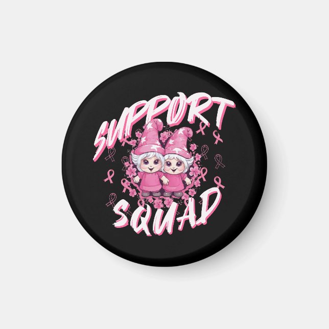 Aimant Équipe de soutien Gnome Warrior Sensibilisation au (Devant)