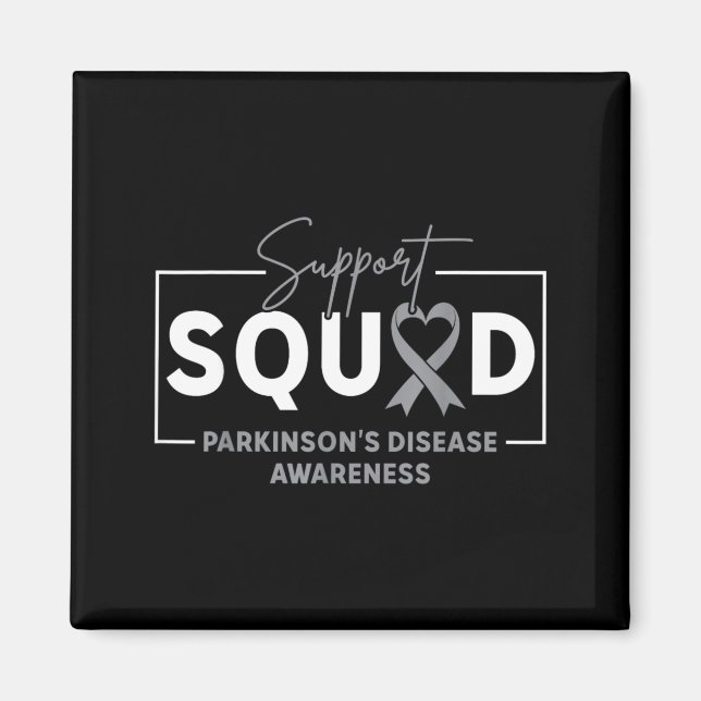 Aimant Équipe de soutien Maladie de Parkinson Sensibilisa (Devant)