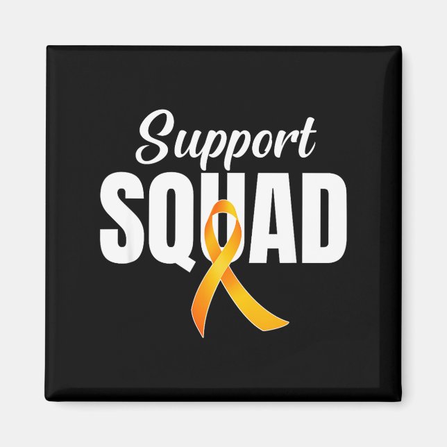 Aimant Équipe de soutien Ms Journée de sensibilisation à  (Devant)