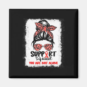Aimant Équipe de soutien Nœud décoiffé Guerrière rouge Ca