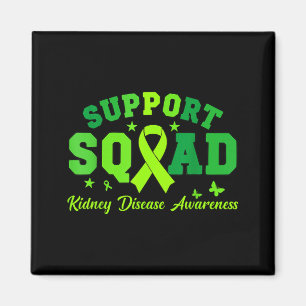 Aimant Équipe de soutien ruban vert papillon pkd rein