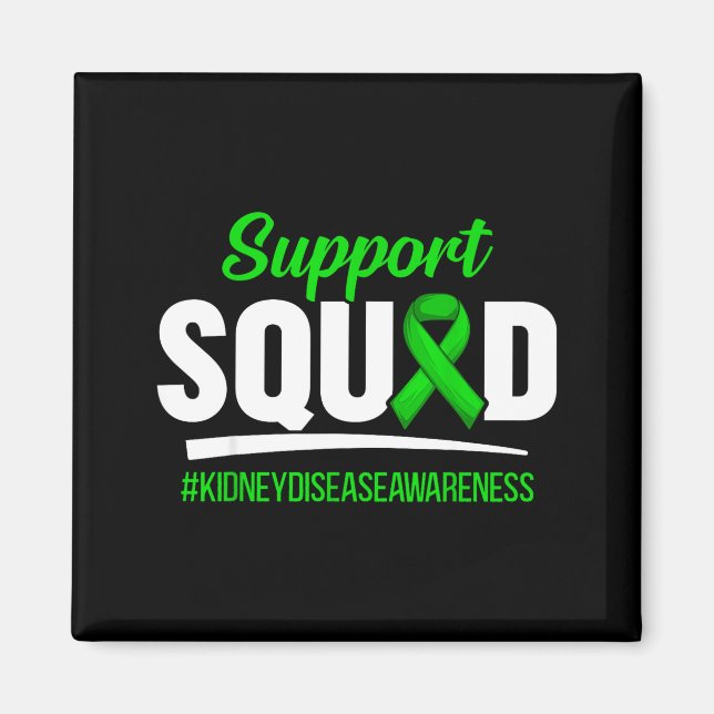 Aimant Équipe de soutien : sensibilisation à la maladie r (Devant)