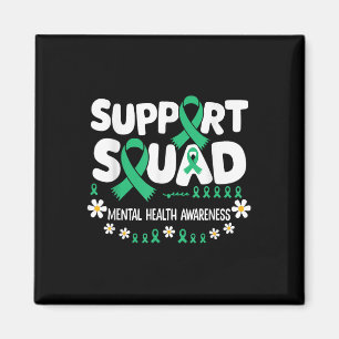 Aimant Équipe de soutien Sensibilisation à la santé menta