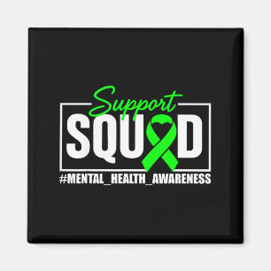 Aimant Équipe de soutien sensibilisation à la santé menta