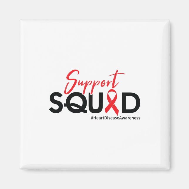 Aimant Équipe de soutien - Sensibilisation aux maladies c (Devant)