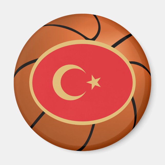 Aimant Équipe de Turquie de basket-ball (Devant)