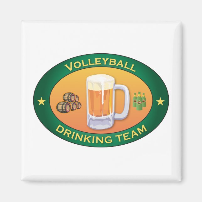 Aimant Équipe de volley-ball (Devant)