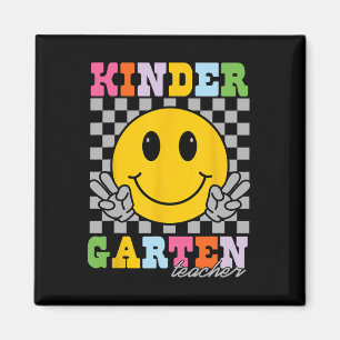 Aimant Équipe d'enseignants de maternelle Hippie Smile Fa