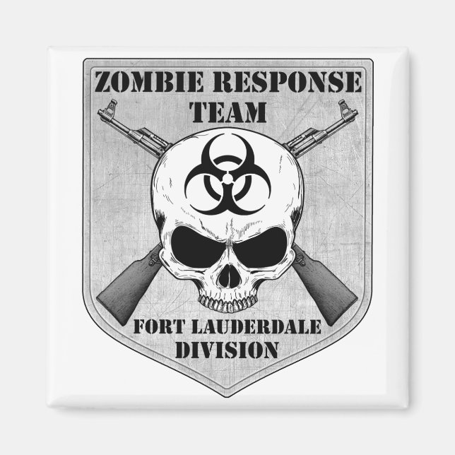 Aimant Équipe d'intervention de Zombie : Division Fort La (Devant)