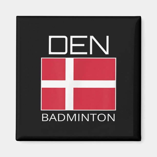 Aimant Équipe du Danemark de Badminton Athlète danoise De (Devant)
