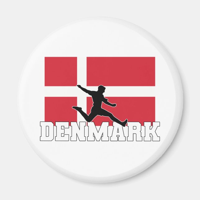 Aimant Équipe du Danemark de football (Devant)
