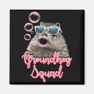 Aimant Équipe du jour de la marmotte Sungles Bubble Gum 2