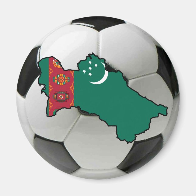 Aimant Équipe du Turkménistan (Devant)