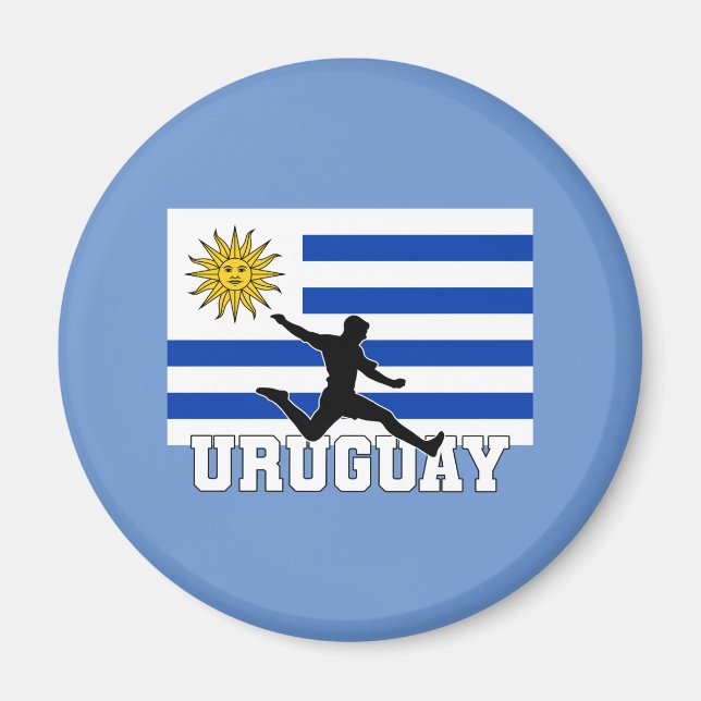 Aimant Équipe d'Uruguay de football (Devant)