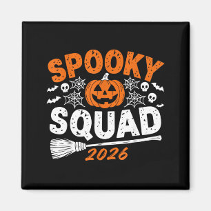 Aimant Équipe effrayante 2026 Halloween familial assorti
