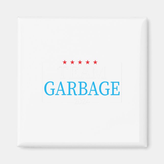 Aimant Équipe Garbage 2024 Trump élections américaines (Devant)