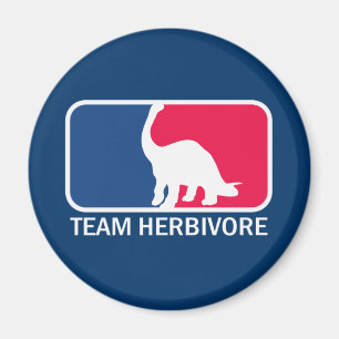 Aimant Équipe Herbivore Vegetarian Vegetarian Vegetarian