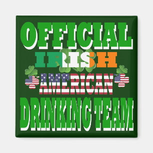Aimant Équipe irlandaise officielle de boisson