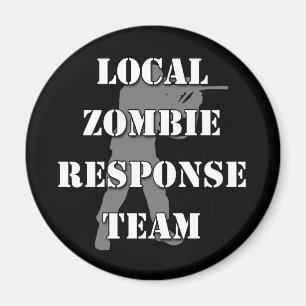 Aimant Équipe locale d'intervention zombie