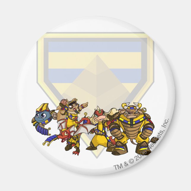 Aimant Équipe Lost Desert Group (Devant)