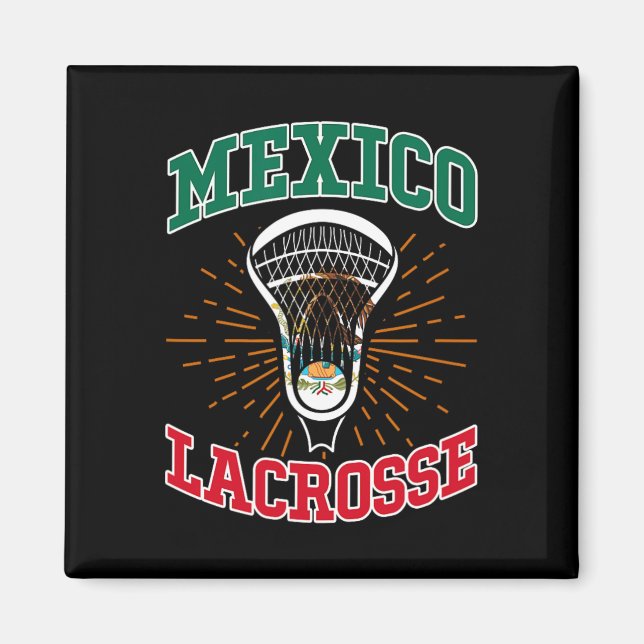Aimant Équipe mexicaine de lacrosse (Devant)