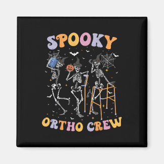 Aimant Équipe Ortho éffrayante Halloween Danser Ske Ortho