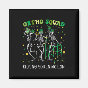 Aimant Équipe Ortho Squelettes Danseurs St Patricks Ortho