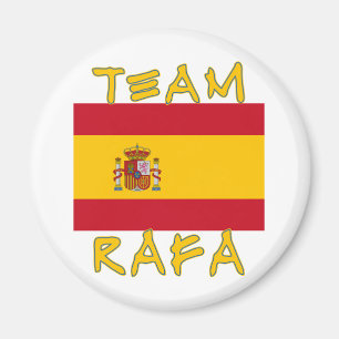 Aimant Équipe Rafa avec le drapeau espagnol
