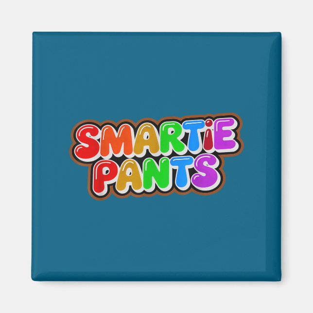 Aimant Équipe Smartie Pants Smarty Illustration Éducative (Devant)