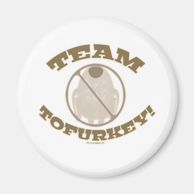Aimant Équipe Tofurkey (Devant)