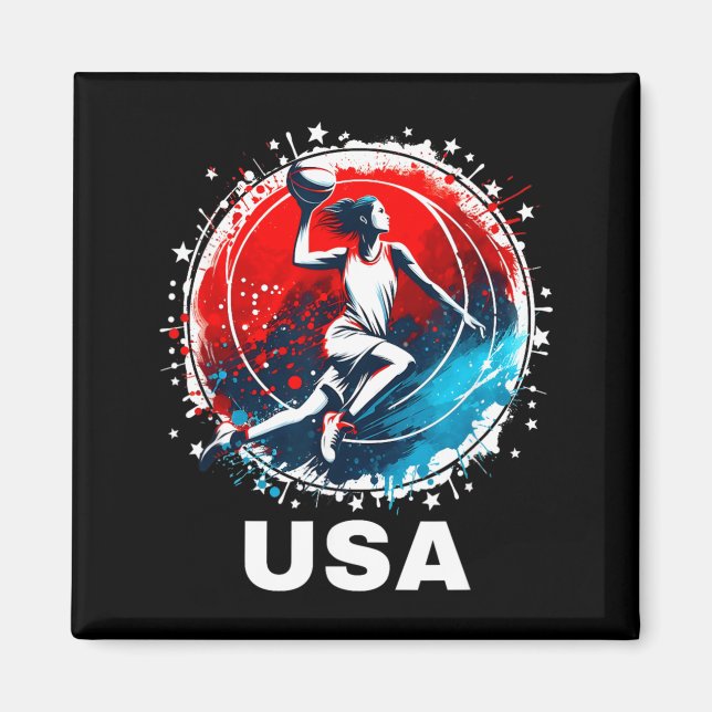 Aimant Équipe Usa de baseball Usa (Devant)