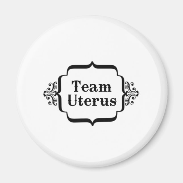 Aimant Équipe Uterus (Devant)