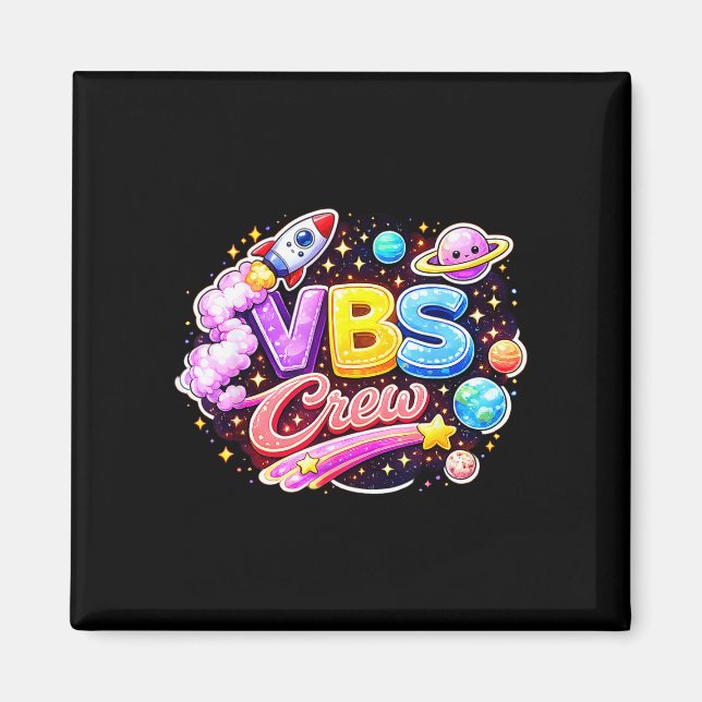 Aimant Équipe Vbs vacances école biblique religieuse (Devant)