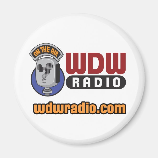 Aimant Équipement du logo radio WDW (Devant)