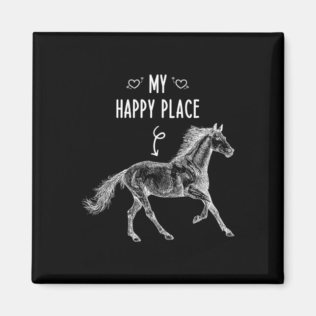 Aimant Équitation équitation Mon Joyeux Lieu Equestre Che (Devant)